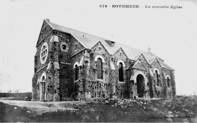 Ville de Botmeur (Bretagne). Nouvelle Eglise
