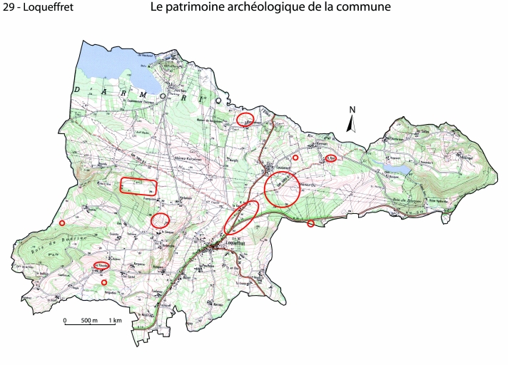 Carte patrimoine Loqueffret